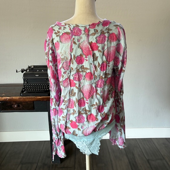Free People Everything's Rosy Bodysuit - Size Large - Picture 7 of 16